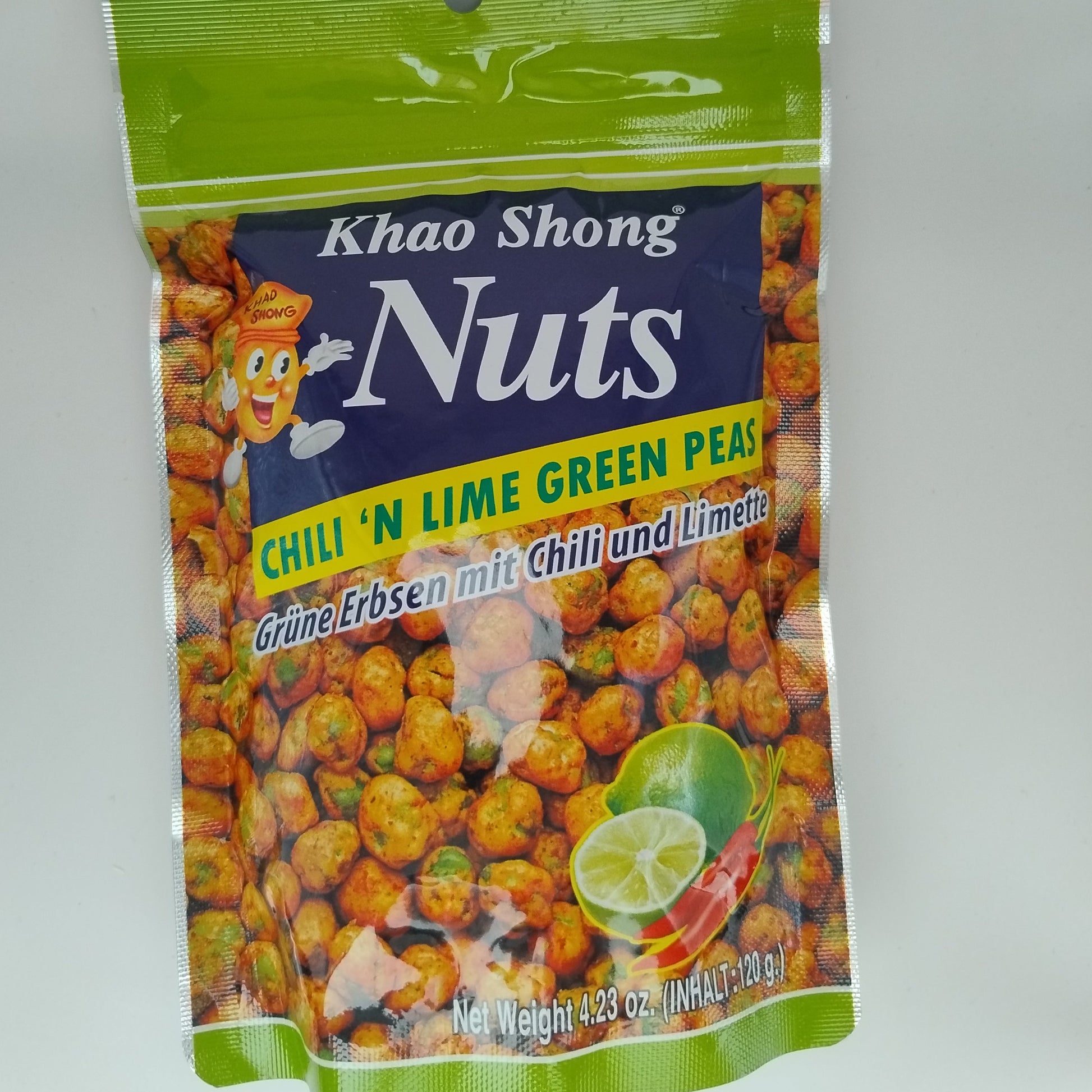 Grønne ærter med chili og lime