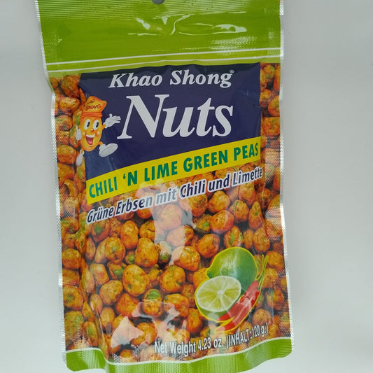 Grønne ærter med chili og lime