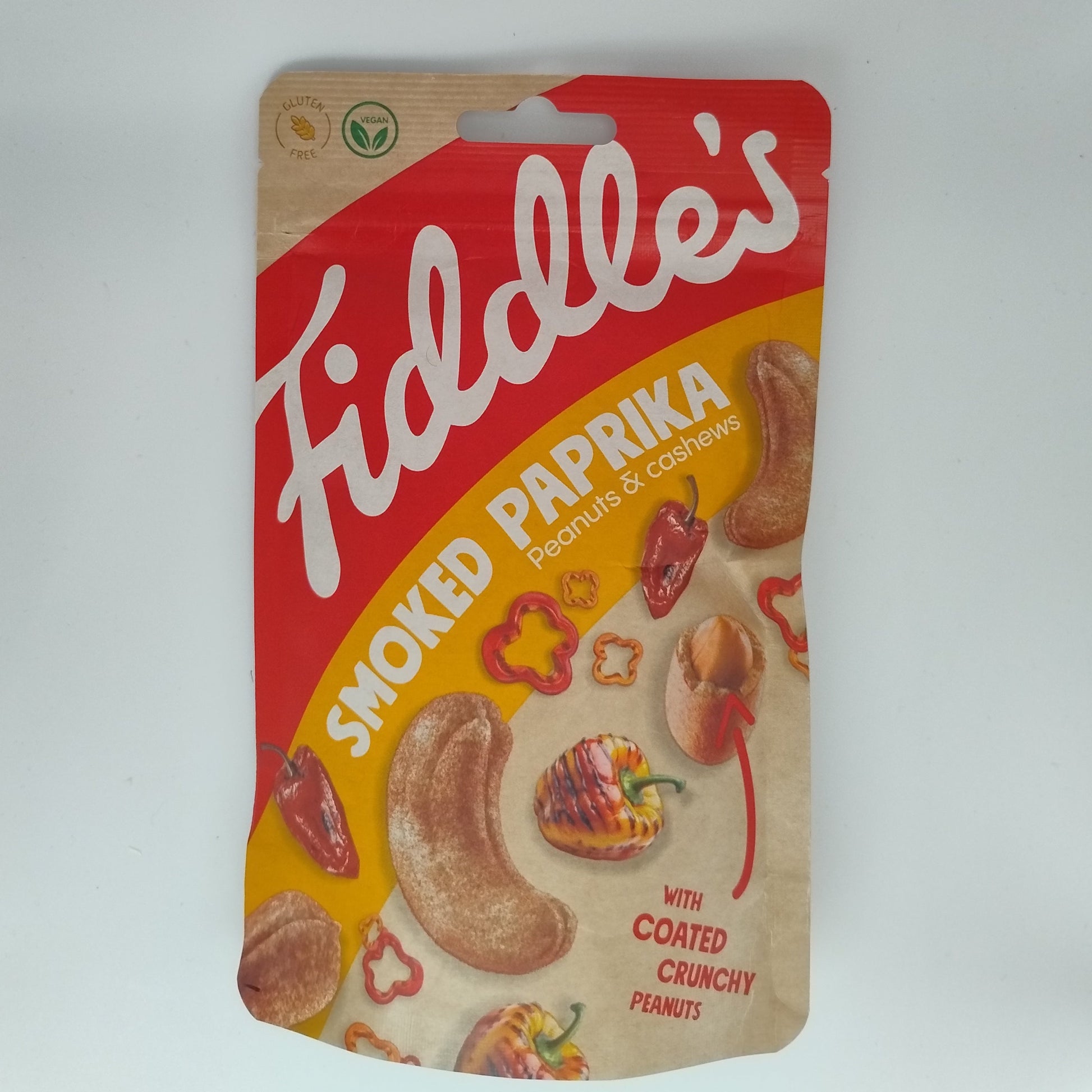 Jordnødder og cashewnødder med røget paprika