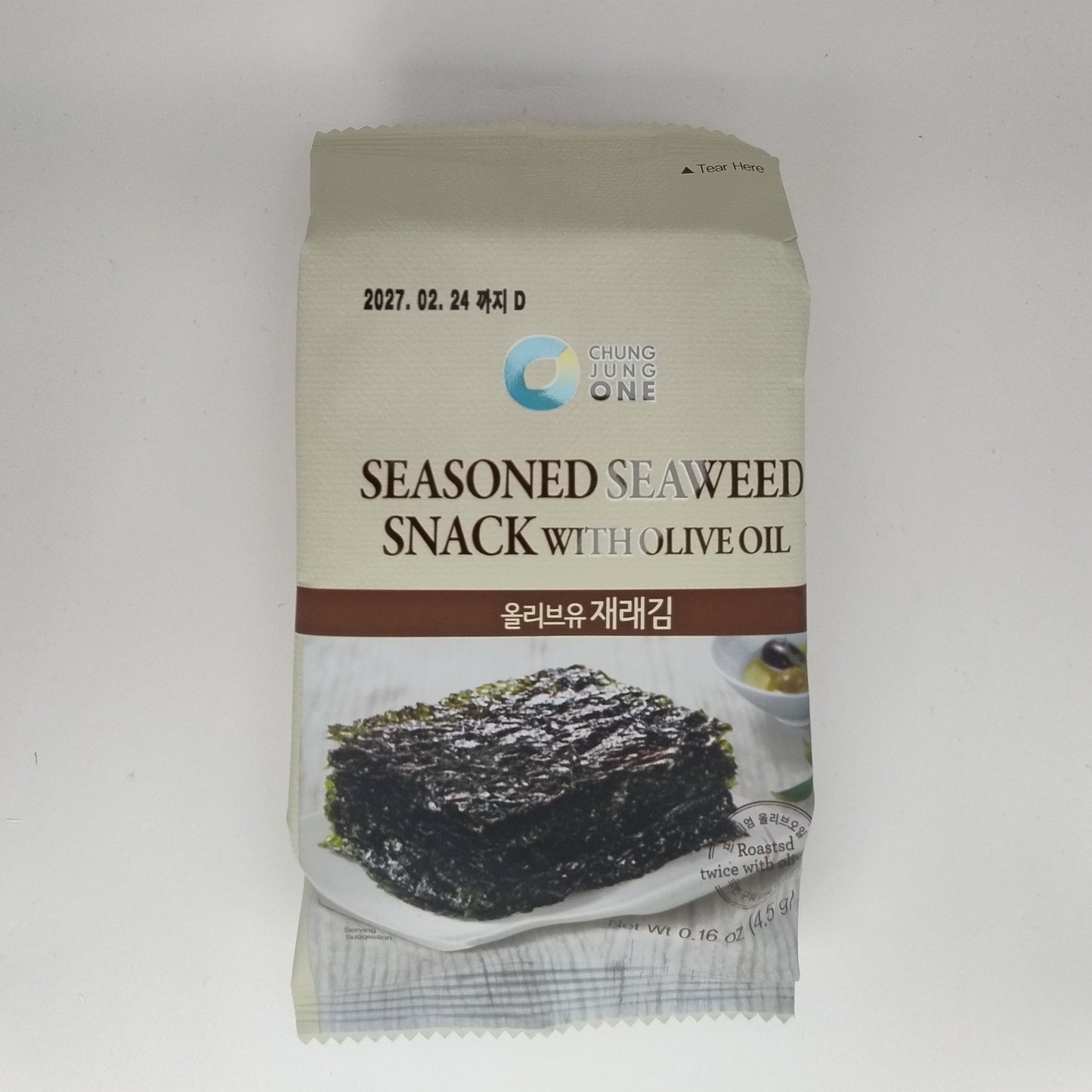 Koreansk alge snack